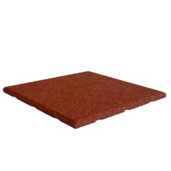 Pavele / Dale cauciuc Imperial 40x40x2 cm Roșu 2 cm