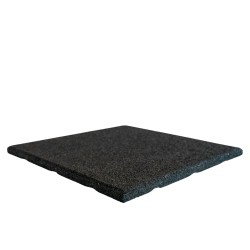 Pavele / Dale cauciuc Imperial 40x40x2 cm Negru 2 cm