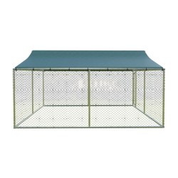 Țarc câini Pedro  3 x 3 m Complet Oțel galvanizat 1,8 m