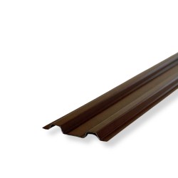 Șipcă metalică Levi 0,55 mm x 9,2 cm Maro lucios (RAL 8017)-4
