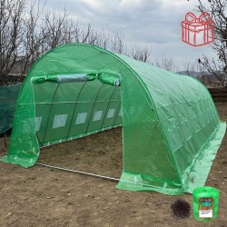 Solar profesional grădină Cortis©  Verde 32 mp 4 x 8 m 2,3 m Polietilenă armată Profesional