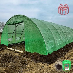 Solar de grădină Cortis  Verde 70 mp 5 x 14 m 2,4 m Profesional