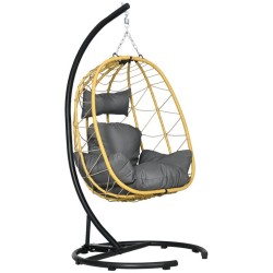 Scaun suspendat Belva Galben-1