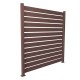Gard aluminiu tip panou Amir, cu stâlpi, 1,5x2,5 m, Maro
