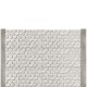 Gard beton modern Hexa 1,5 m cu stâlpi simpli