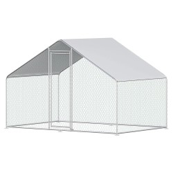 Țarc (coteț) găini Avia din oțel galvanizat, 3x2 m-2