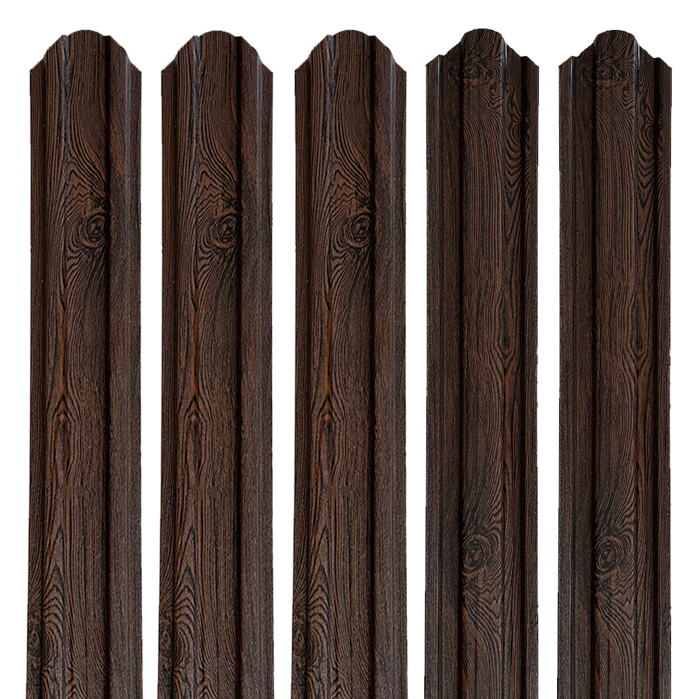 Șipcă metalică 2D Ronin 0,45 mm x 9 cm Mahon, vopsită pe ambele părți
