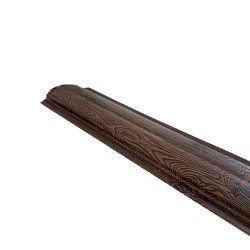 Șipcă metalică 2,5D Ronin 0,45 mm x 10 cm Mahon, vopsită pe ambele părți-2