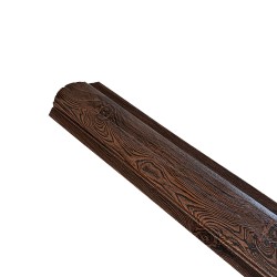 Șipcă metalică 2,5D Ronin 0,45 mm x 10 cm Mahon, vopsită pe ambele părți-3