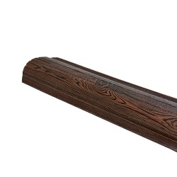 Șipcă metalică 3D Ronin 0,45 mm x 11,5 cm Mahon, vopsită pe ambele părți-2