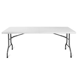 Masă dreptunghiulară pliabilă Debbie 180 x 75 cm + Husă Cadou-3
