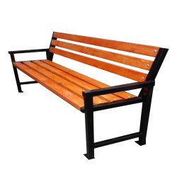 Bancă parc cu cadru metalic Terie - Ofertă 18 + 1 Cadou-2
