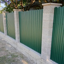 Șipcă metalică gard Lucius 0,5 mm x 11,5 cm Verde supermat (RAL 6005) + CADOU Șuruburi-3