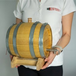 Butoi lemn masiv salcâm pentru țuică 5 L-4