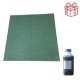 Pavele cauciuc plane Colonial 50x50x3 cm verde