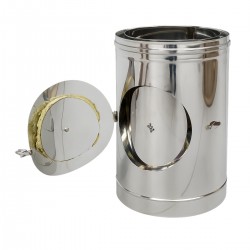 Coș de fum inox profesional Izonox 7 m x 180 mm pornire de la sol-11