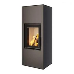 Focar șemineu Saven din oțel cu sticlă Vatra L 40x50 cm, 6,6 kW-1