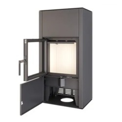 Focar șemineu Saven din oțel cu sticlă Vatra XL 50x50 cm, 8,4 kW-3
