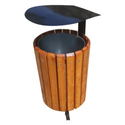 Pachet promoțional Bancă parc Jimara + Coș stradal Rabil-3