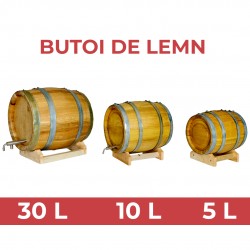 Butoi lemn masiv salcâm pentru țuică 30 L-2