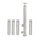 Coș de fum inox profesional Izonox 6 m x 200 mm pornire de la sol