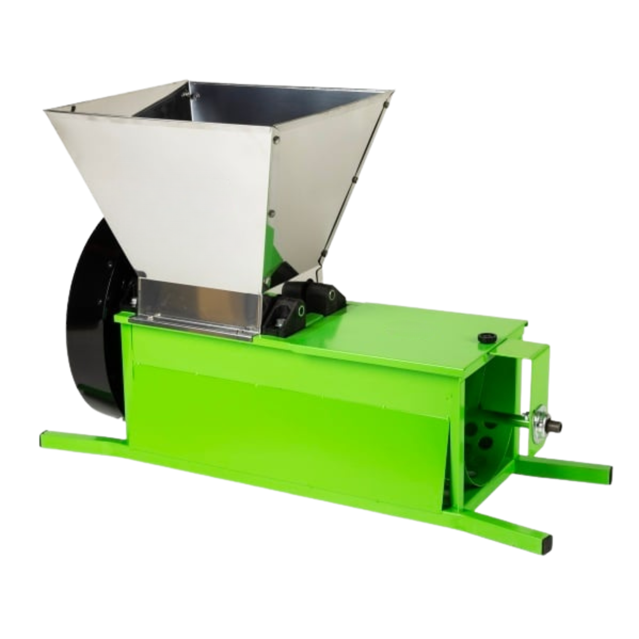 Zdrobitor struguri electric cu desciorchinator Tamar, din inox și aluminiu, 800-1000 kg/h