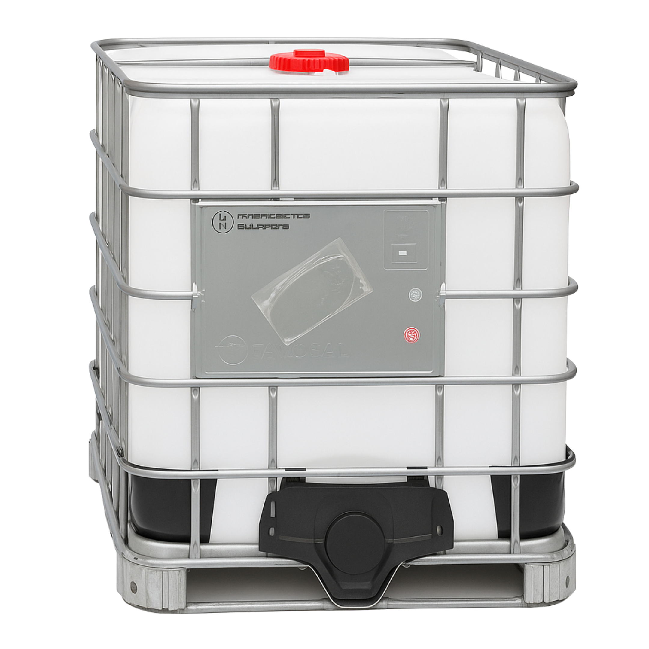 Rezervor apă IBC Ocala palet oțel 1000 L