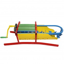 Zdrobitor struguri manual cu desciorchinator Tamar, din oțel inoxidabil, 300kg/oră-4