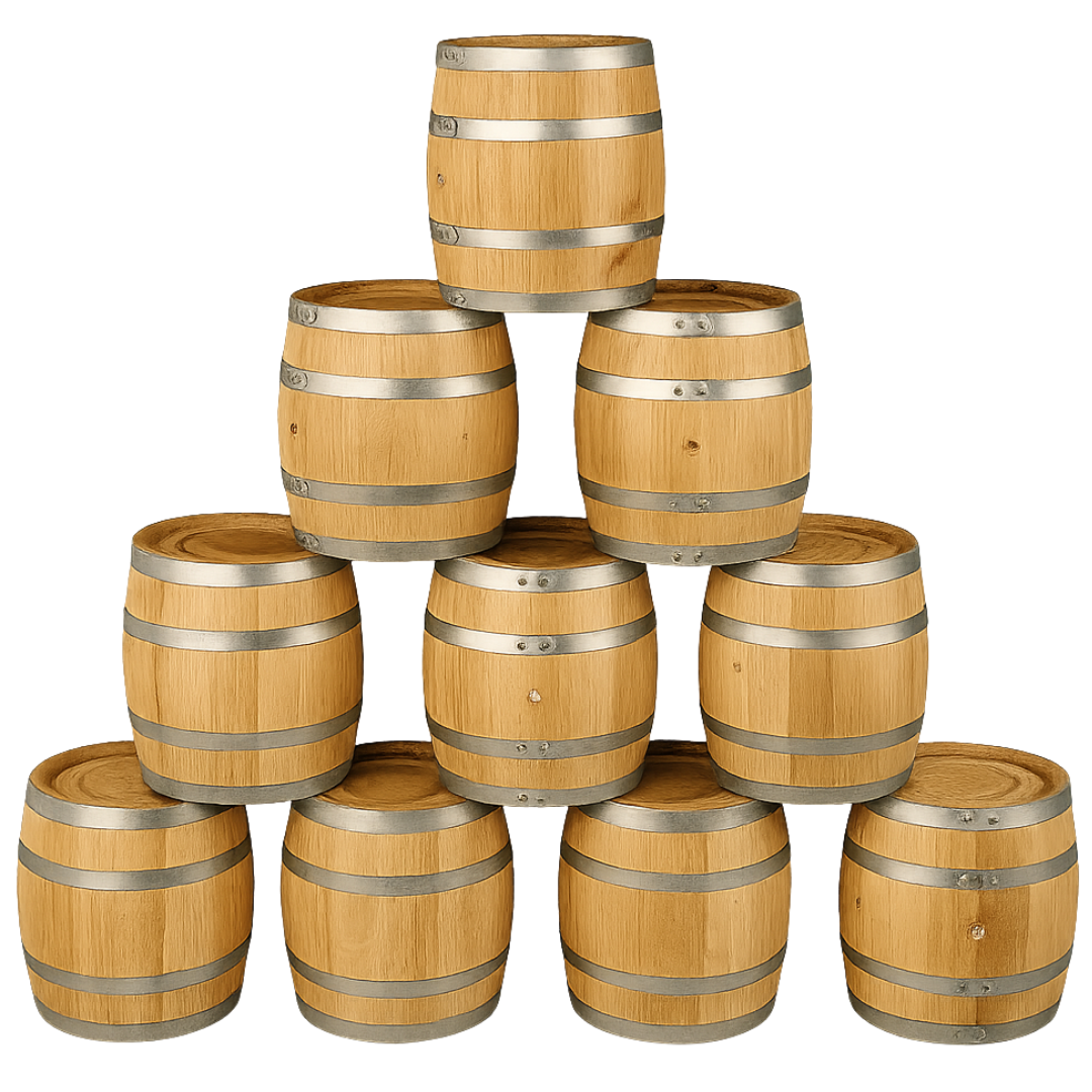 Butoi lemn masiv dud pentru țuică 50 L