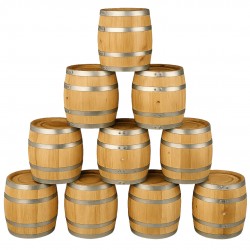 Butoi lemn masiv dud pentru țuică 50 L-1