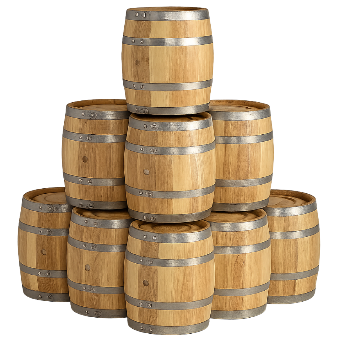 Butoi lemn masiv stejar pentru țuică 50 L