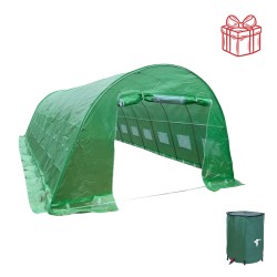 Solar profesional grădină Cortis©  Verde 32 mp 4 x 8 m 2,3 m Polietilenă armată Profesional