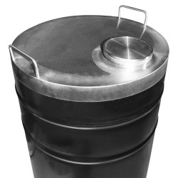Cisternă inox Ribera 80 L, capac cu filet și garnitură, depozitare + Cadou Robinet-2