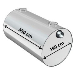 Fosă septică Charan 10000 L 10 - 49 350 cm 190 cm Polipropilenă