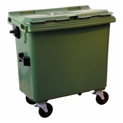 Container tip tomberon Bernard 770 litri Verde-1