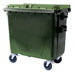 Container tip tomberon Bernard 770 litri Verde-2