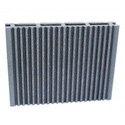 Pardoseală exterioară WPC pentru uz casnic 14,5 x 2,1 x 240 cm Gri-3