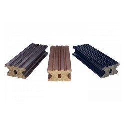 Șină suport duşumea WPC gri 6 x 4 x 200 cm-4