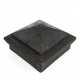 Capac stâlp HDPE Juan 12x12 cm Lucios Gri