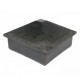 Capac stâlp piramidă HDPE Elixis 11 x 11 x 8 cm Lucios Gri