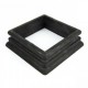 Guler stâlp WPC Kario 12 x 12 x 5 cm Lucios Gri