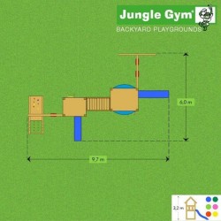 Loc de joacă Jungle Gym – Mega 1-3
