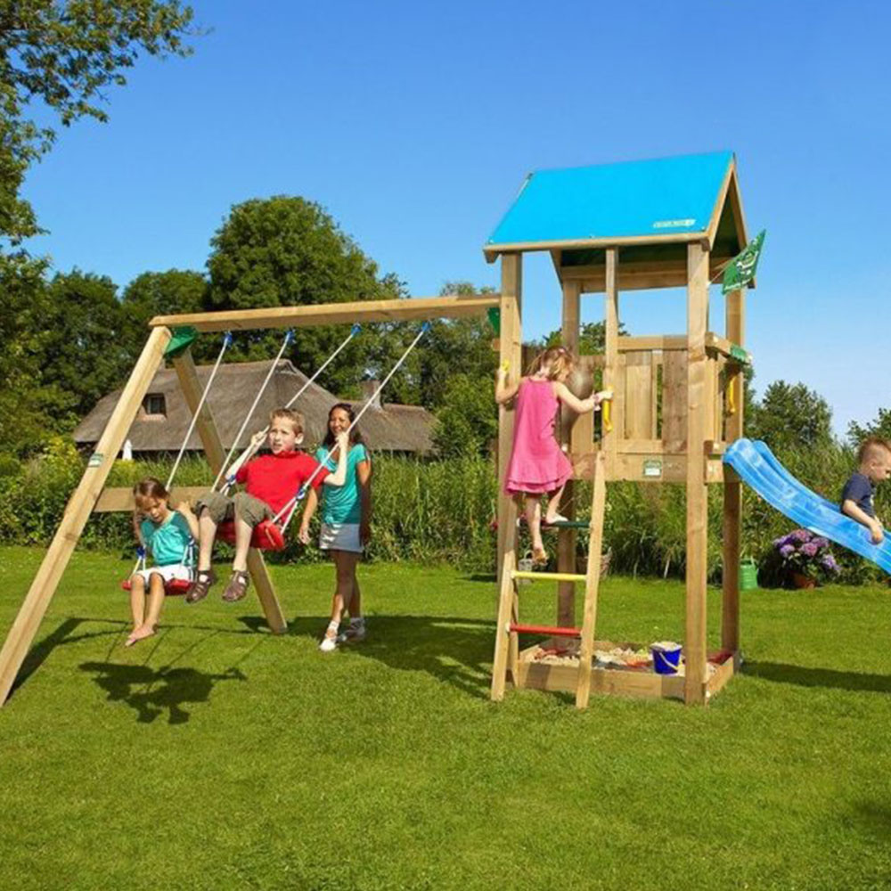 Complex de joacă Jungle Gym – Modul Castle + Swing