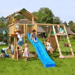 Loc de joacă Jungle Gym – Modul Chalet + Climb Extra-1