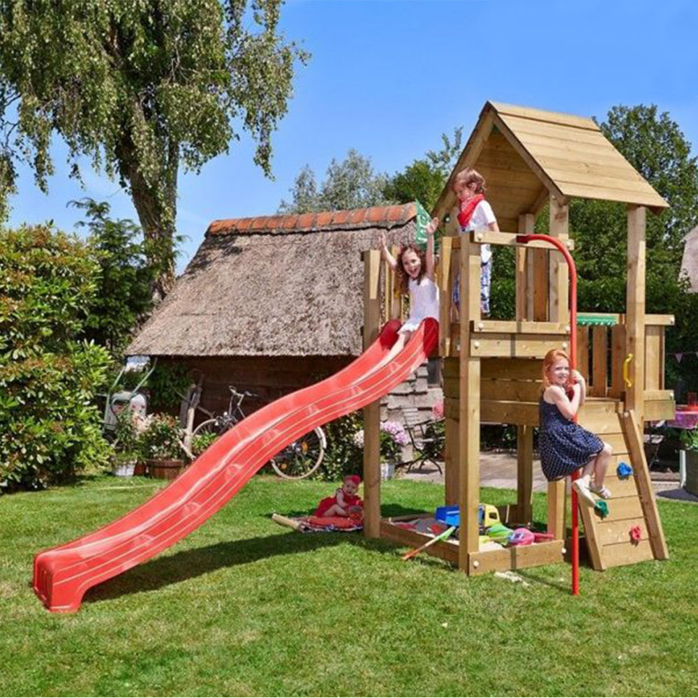 Loc de joacă Jungle Gym – Modul Cubby + Bară de pompier