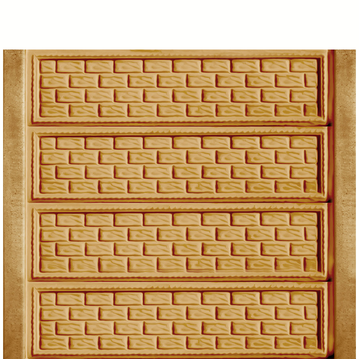 Gard beton Industrial Baroc stâlpi simpli 2 m