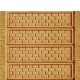 Gard beton Industrial Baroc stâlpi cu model piatră 2 m