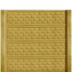 Gard beton Industrial Troian cu stâlpi simpli 2 m-1