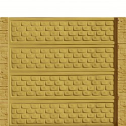 Gard beton Industrial Troian stâlpi cu model piatră 2 m-1
