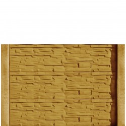 Gard beton Industrial Viking cu stâlpi simpli 1,5 m-2
